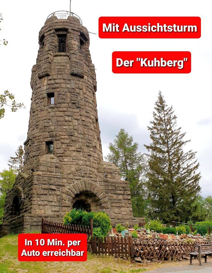 Ferienwohnung "Blick Mylau" - Naehe Freizeitpark Plohn & Weltgroesster Ziegelsteinbruecke Reichenbach im Vogtland Zewnętrze zdjęcie