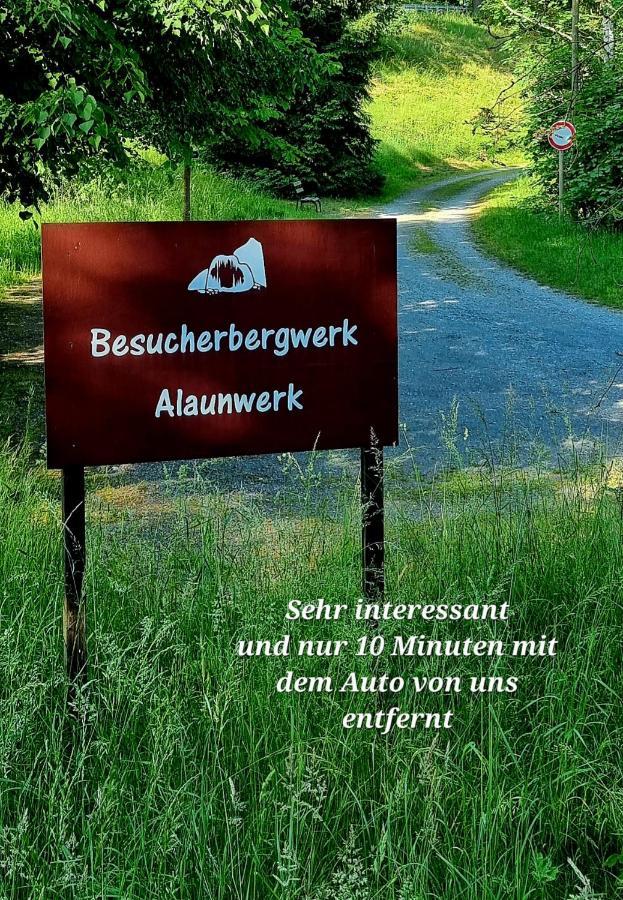 Ferienwohnung "Blick Mylau" - Naehe Freizeitpark Plohn & Weltgroesster Ziegelsteinbruecke Reichenbach im Vogtland Zewnętrze zdjęcie