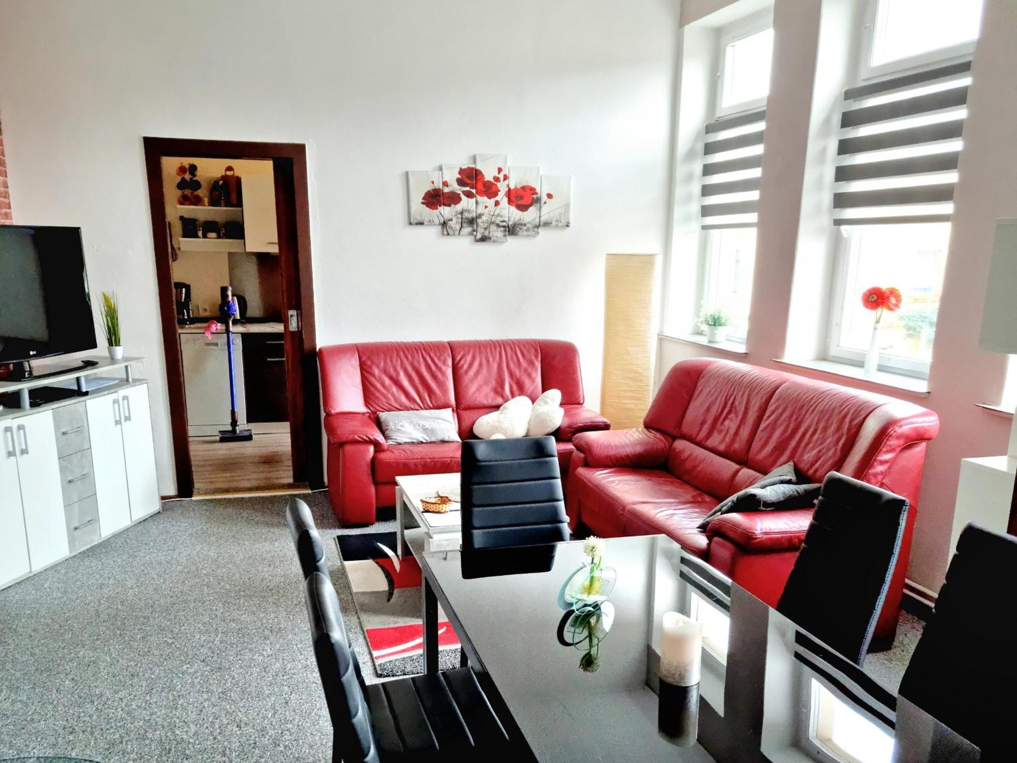 Ferienwohnung "Blick Mylau" - Naehe Freizeitpark Plohn & Weltgroesster Ziegelsteinbruecke Reichenbach im Vogtland Zewnętrze zdjęcie