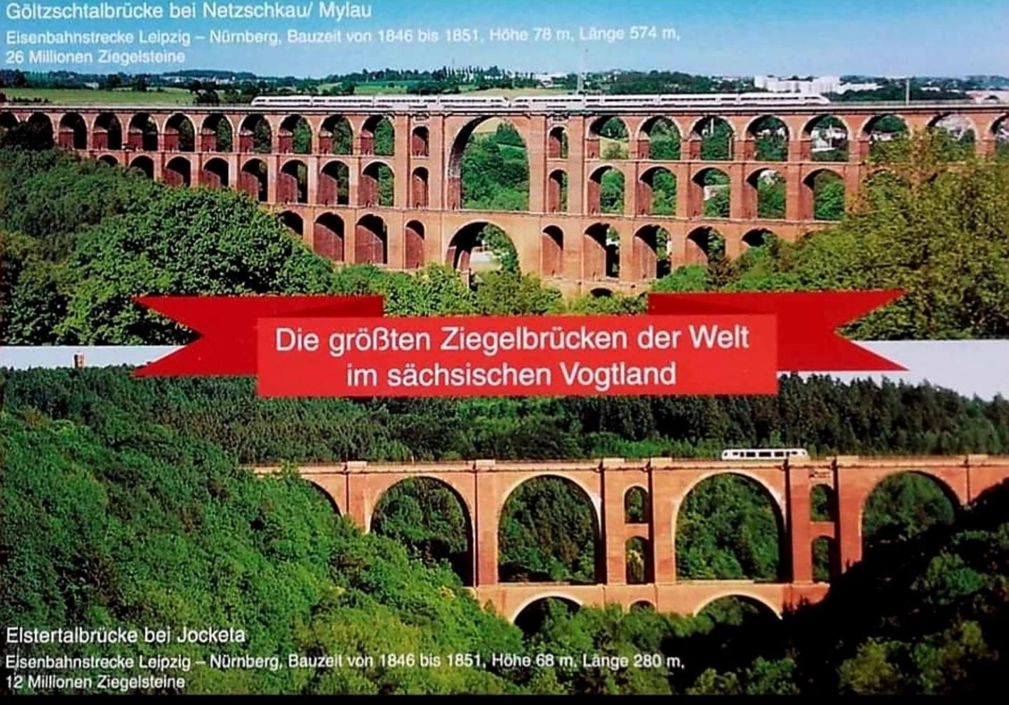 Ferienwohnung "Blick Mylau" - Naehe Freizeitpark Plohn & Weltgroesster Ziegelsteinbruecke Reichenbach im Vogtland Zewnętrze zdjęcie